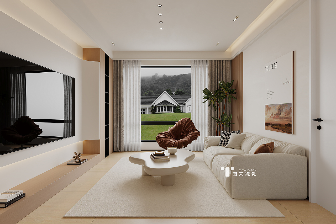 一房两户—公寓||极简奶油系