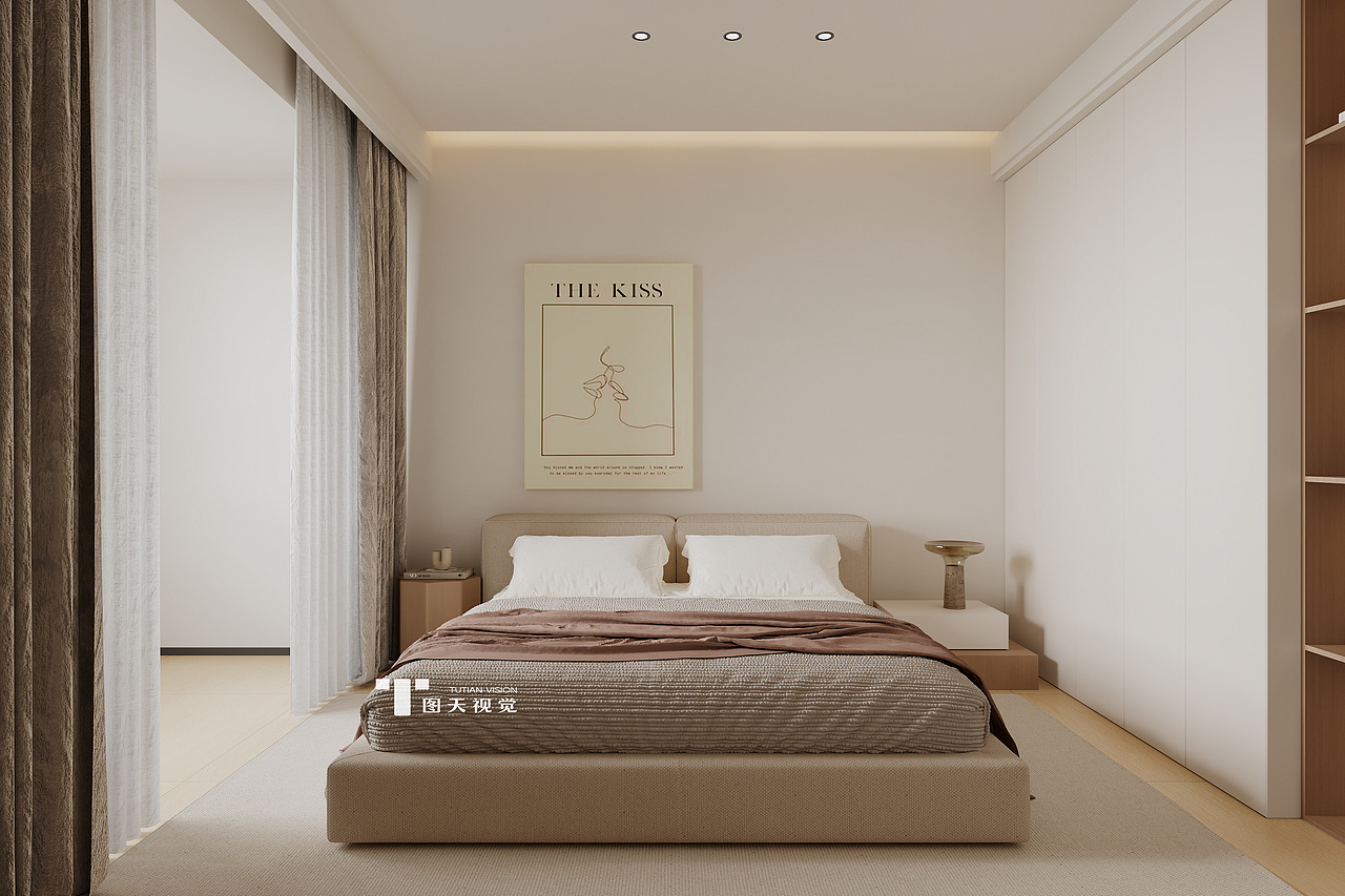 一房两户—公寓||极简奶油系