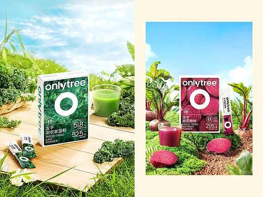 onlytree冻干粉拍摄✖️有食｜创意饮品摄影