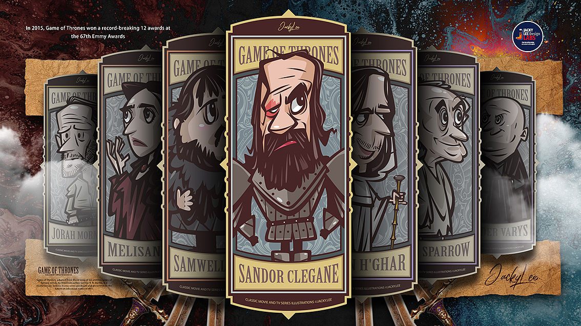 美剧权利的游戏部分人物随手画