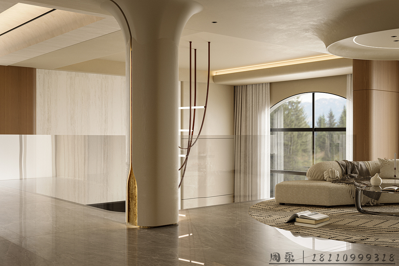 不随大流装的极简单别墅，光一眼就过目难忘