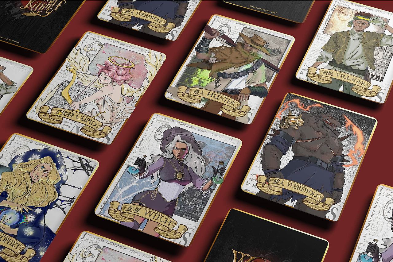 WERE WOLVES Cards Design 狼人杀卡牌