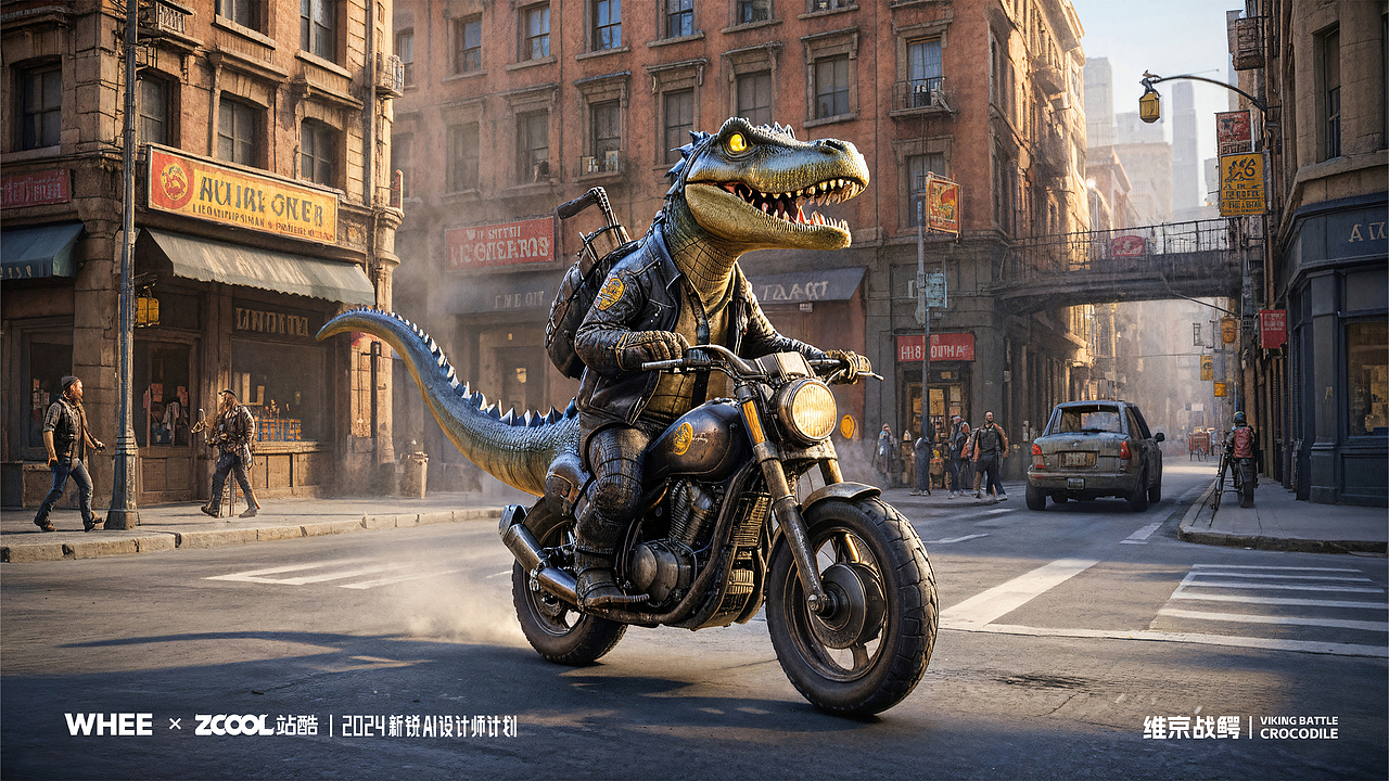 维京战鳄（图ZMzgyNjgyNjM2） - AI作品 - 站酷设计师TheLeft原创素材 - 站酷ZCOOL