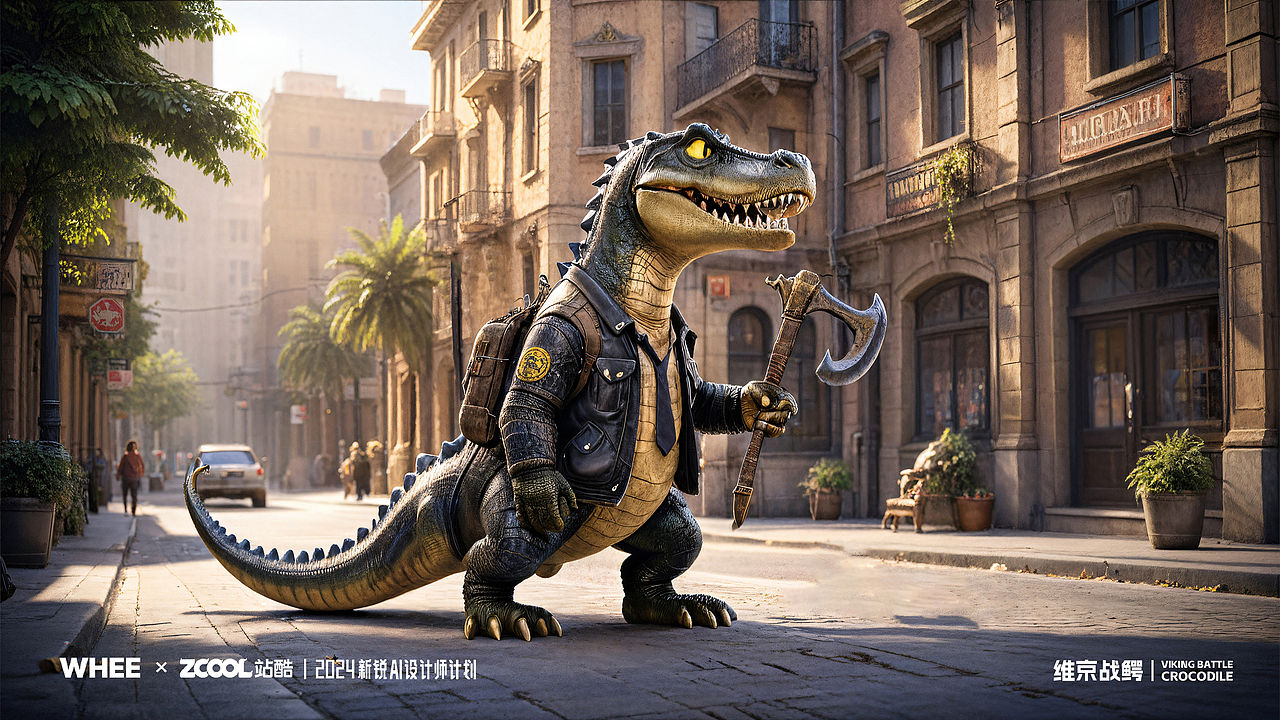 维京战鳄（图ZMzgyNjgyNjQw） - AI作品 - 站酷设计师TheLeft原创素材 - 站酷ZCOOL