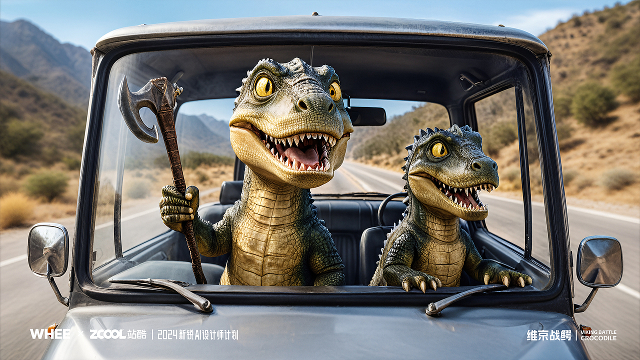维京战鳄（图ZMzgyNjgyNjQ4） - AI作品 - 站酷设计师TheLeft原创素材 - 站酷ZCOOL