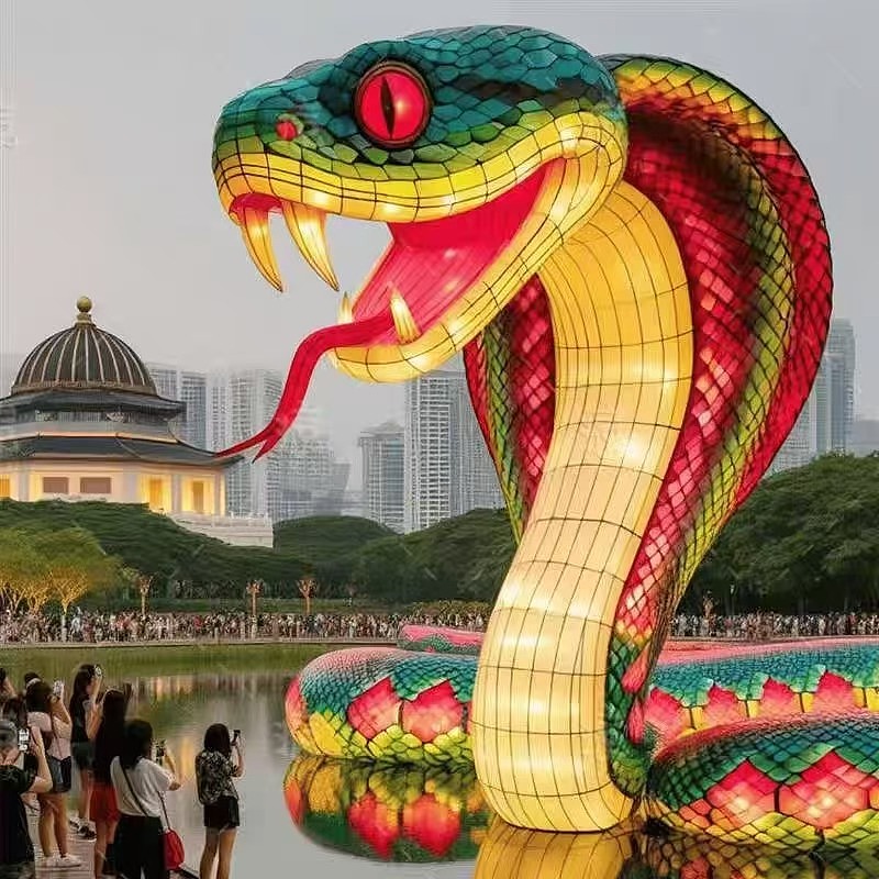 2025年新款蛇年花灯，蛇年花灯源头厂家