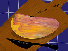 食物插畫--芒果