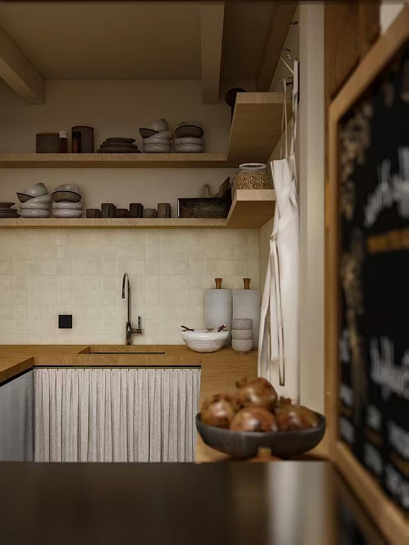 日式原木格调餐厅,感受慢生活