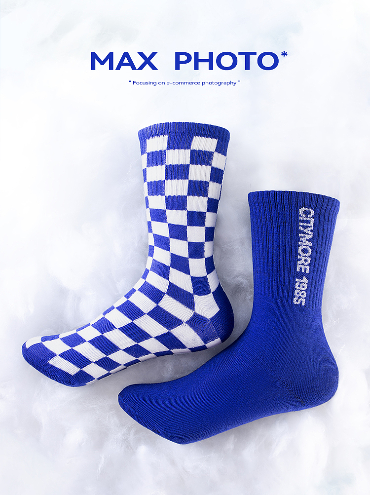 克莱因蓝 袜子 & 很出色创意图 点击率爆爆爆 N20