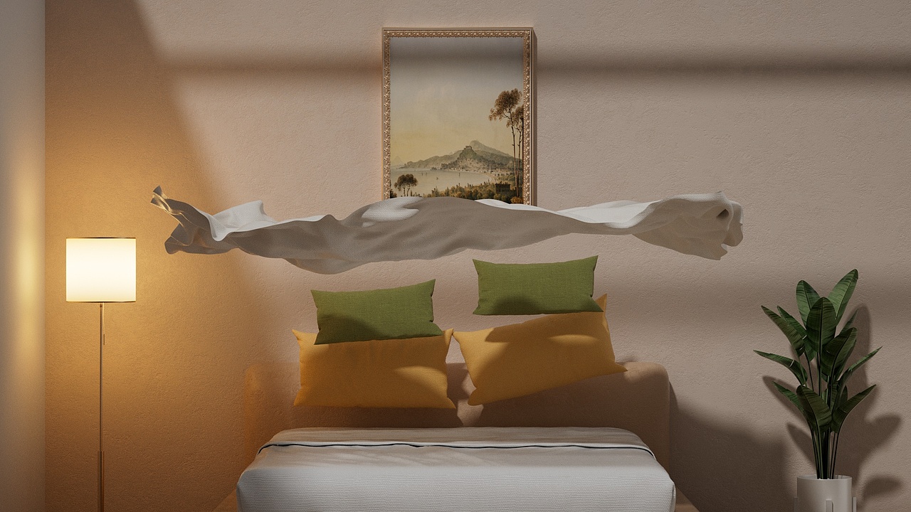 C4D动态家具布料合集（临摹作品）（图ZMzgyNzMxNDgw） - 动画/影视 - 站酷设计师温煦ZLN原创素材 - 站酷ZCOOL