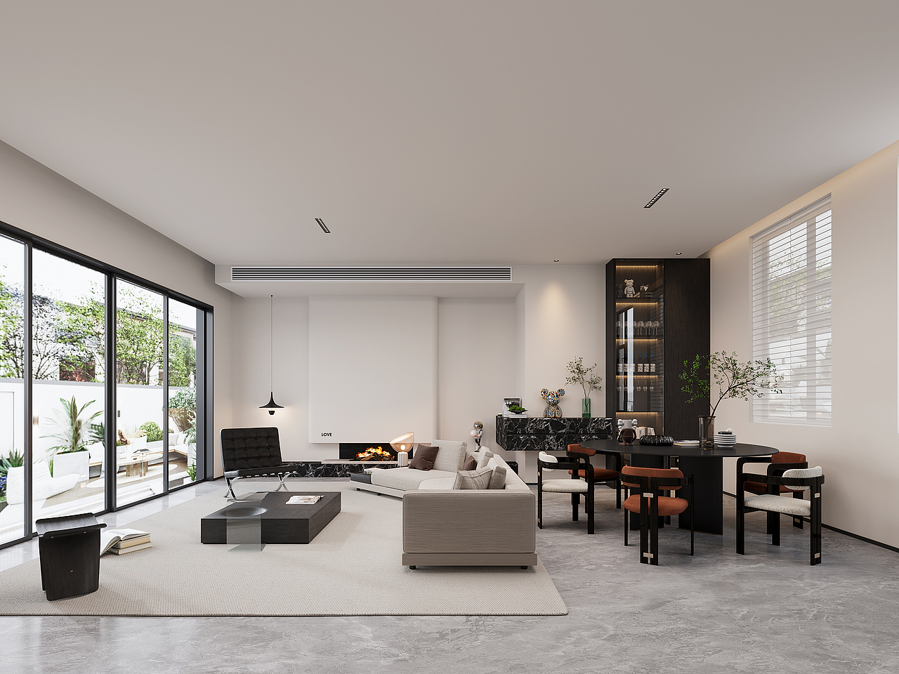 现代极简客餐厅（图ZMzgyNzQzMTgw） - 家装设计 - 站酷设计师清风江山秋帆远原创素材 - 站酷ZCOOL