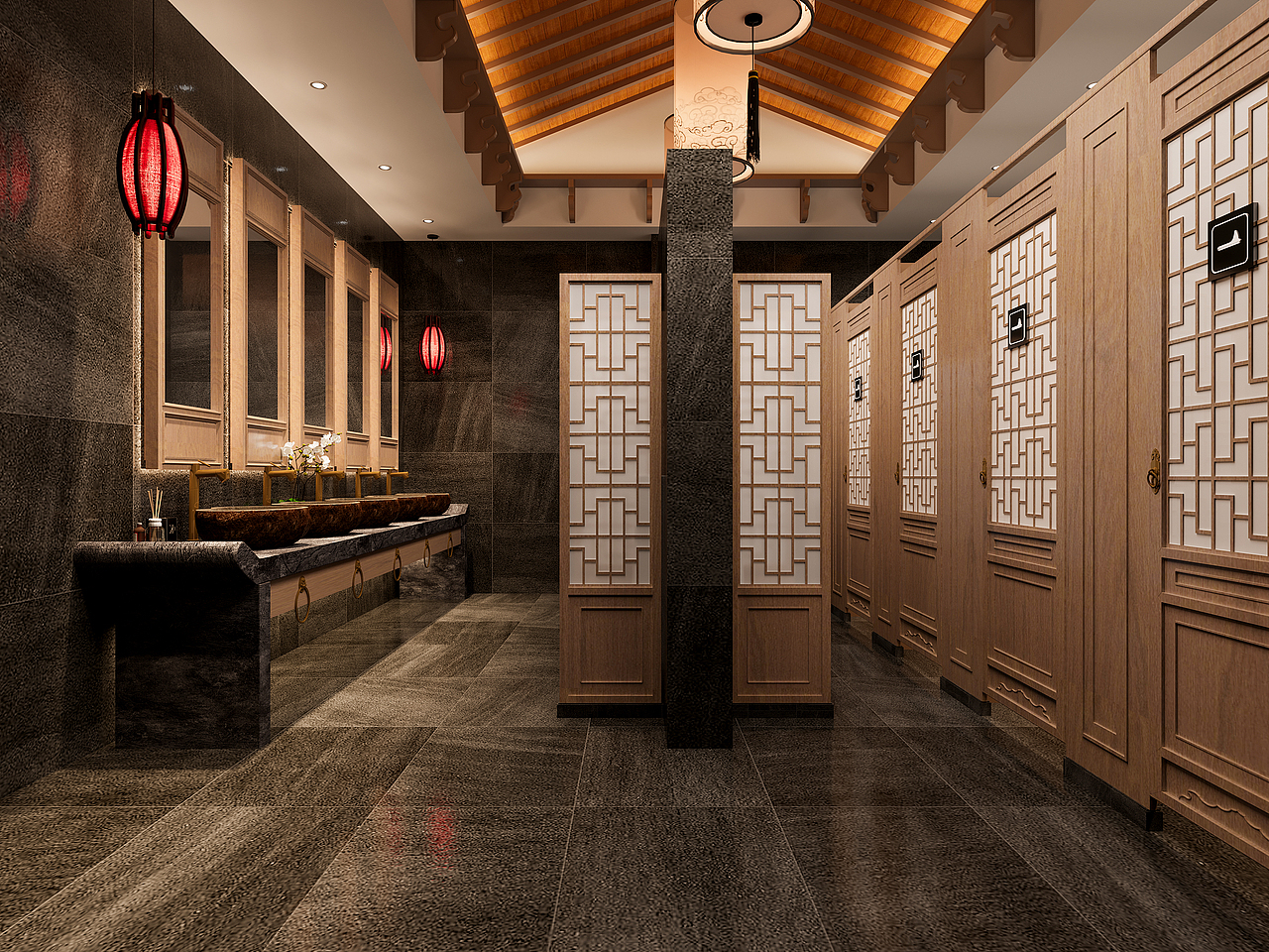 中式传统复古造型酒店（图ZMzgyNzQ0NDM2） - 酒店餐饮设计 - 站酷设计师清风江山秋帆远原创素材 - 站酷ZCOOL