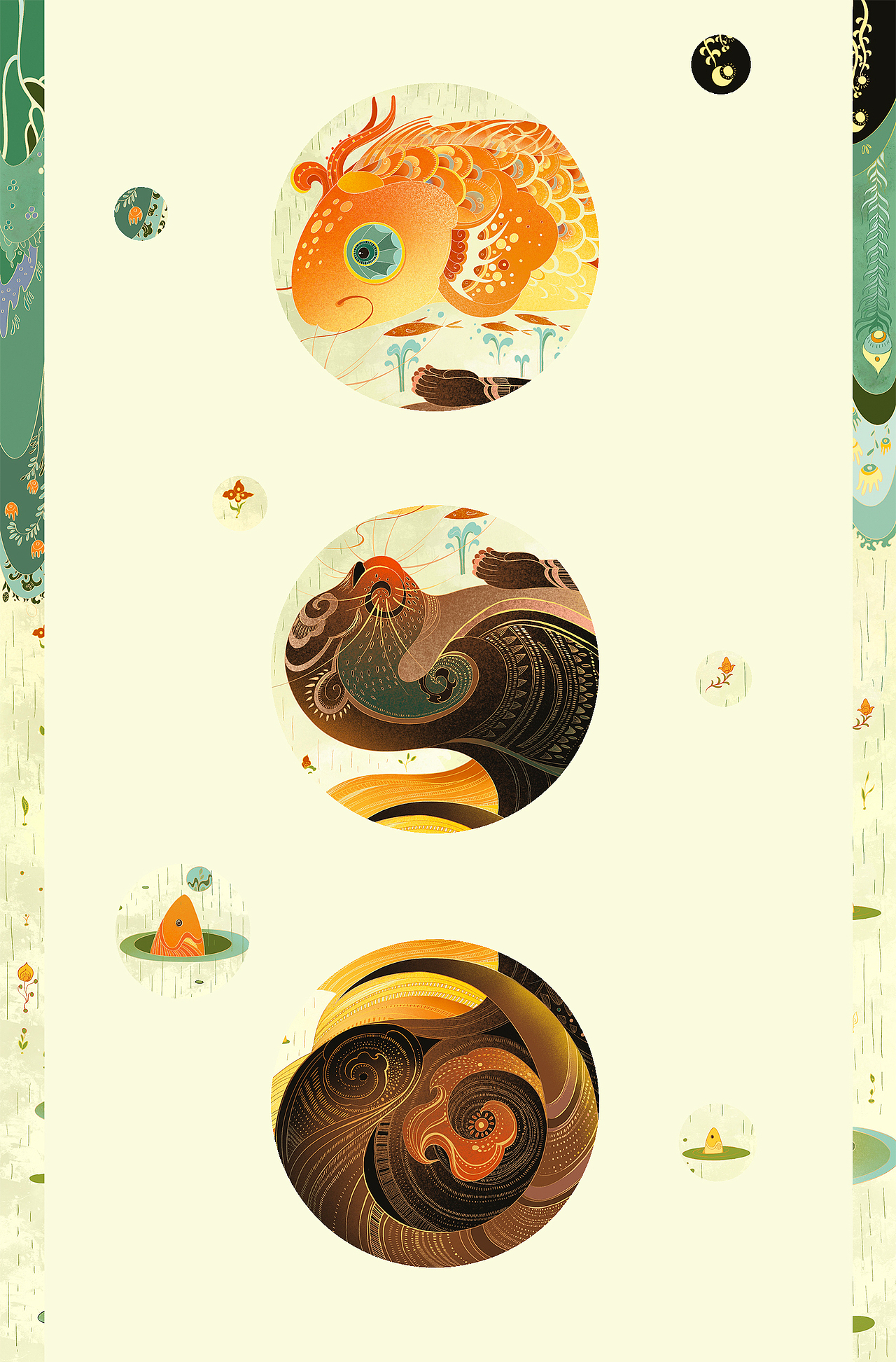 二十四节气——雨水（图ZMzgyNzQ1MzA4） - 商业插画 - 站酷设计师知柳Zliu原创素材 - 站酷ZCOOL