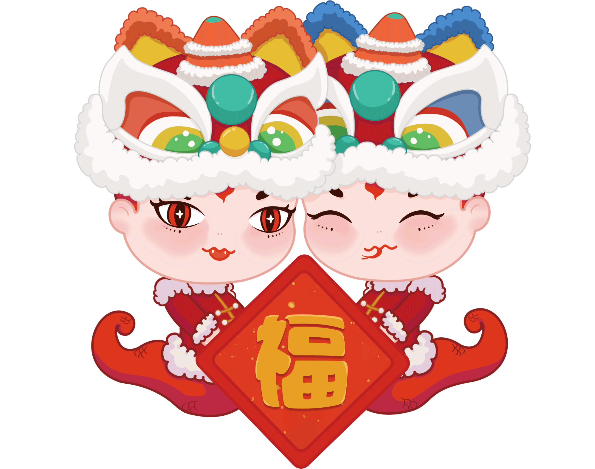 2025乙巳蛇卡通形象
