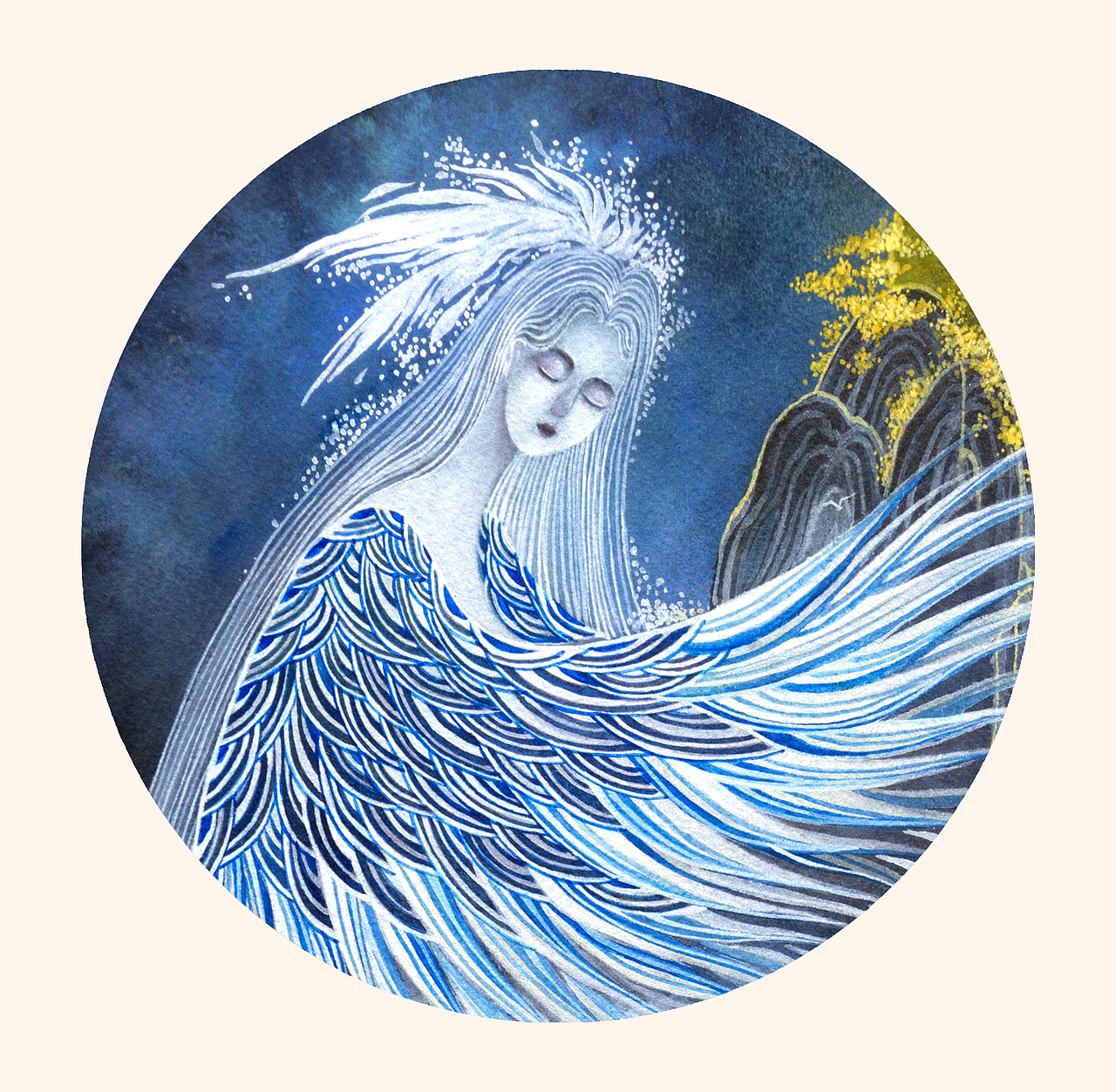 画壁•天鹅（图ZMzgyNzU3OTcy） - 创作习作 - 站酷设计师如斯_Daisy原创素材 - 站酷ZCOOL