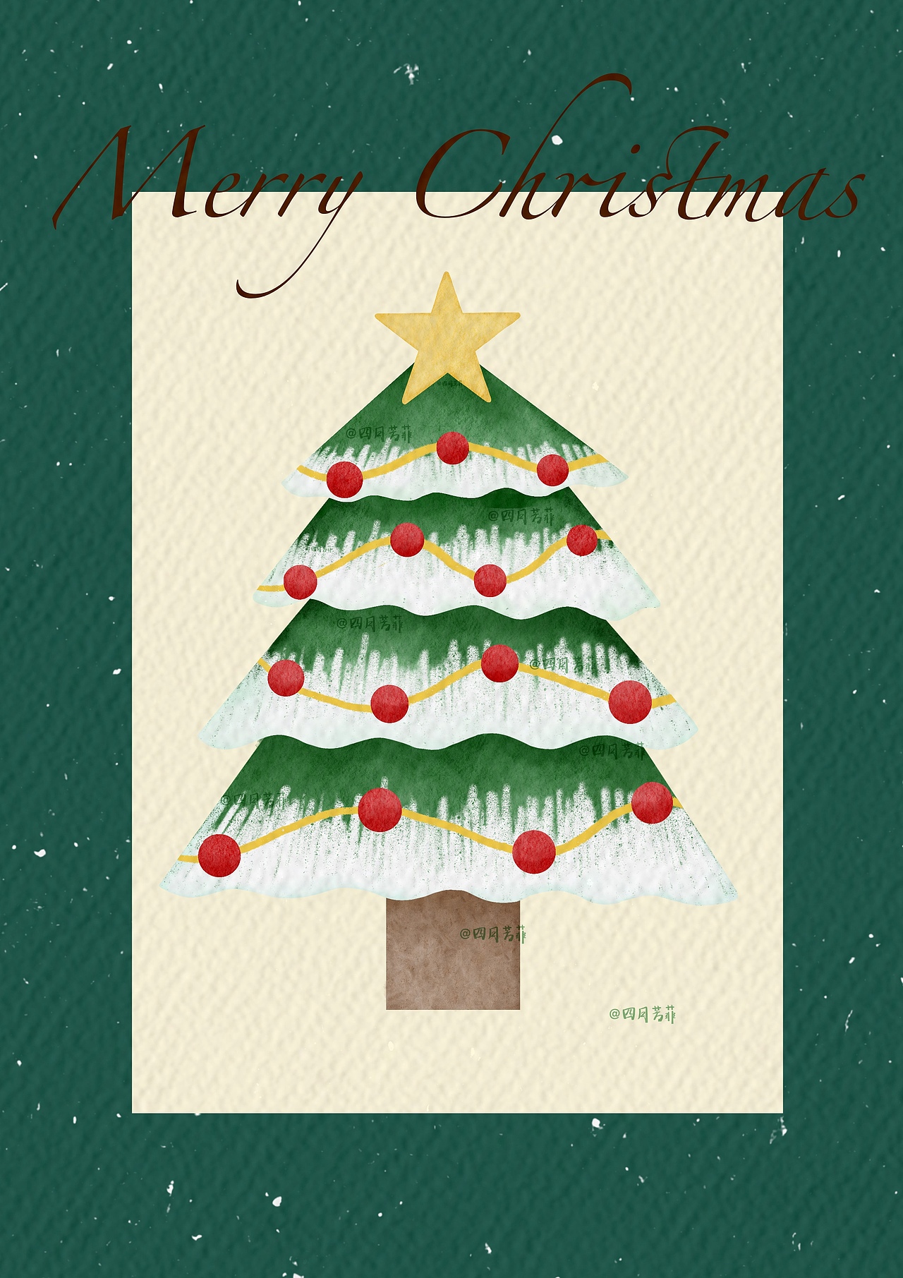 2024圣诞节小物件插画