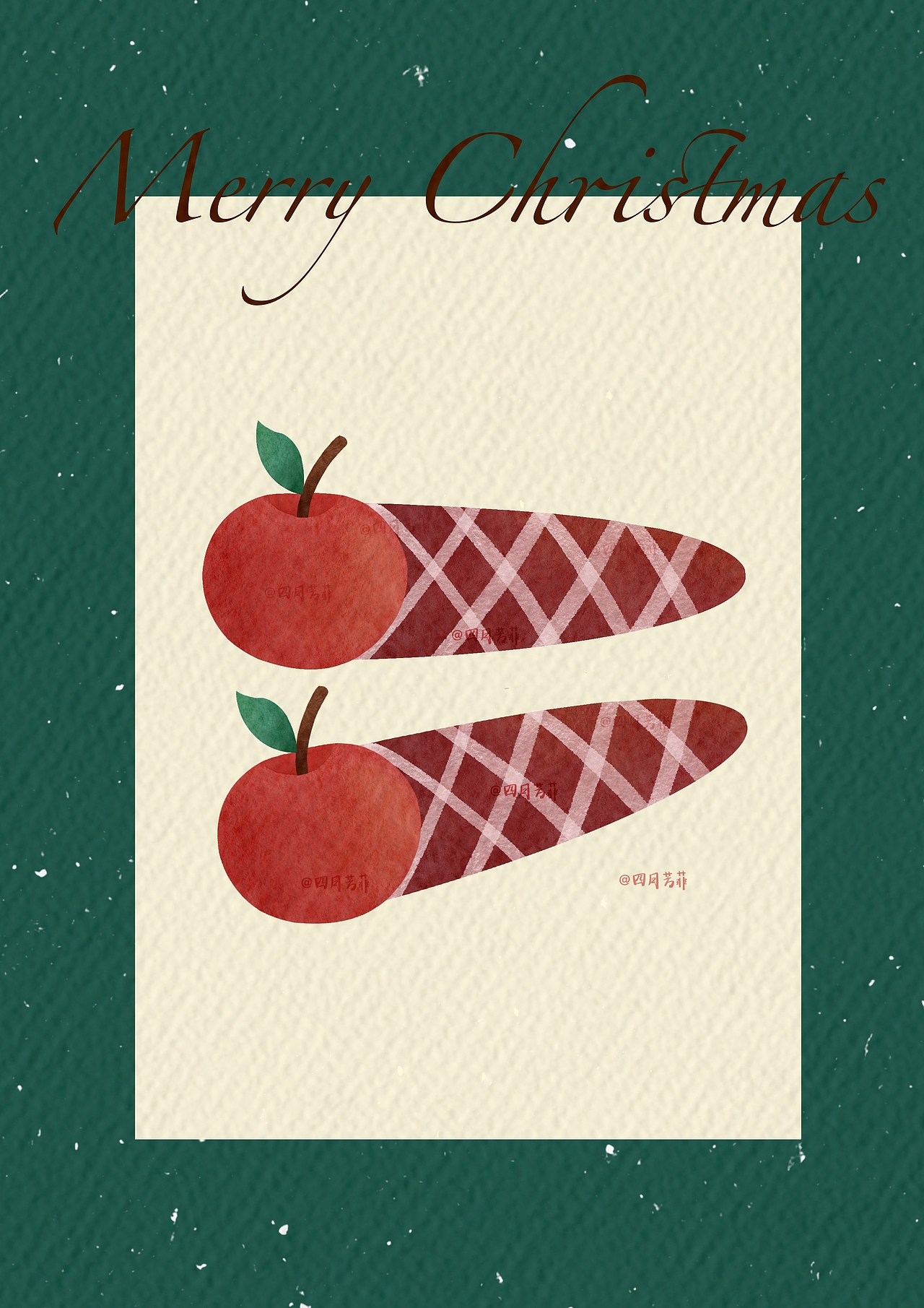 2024圣诞节小物件插画