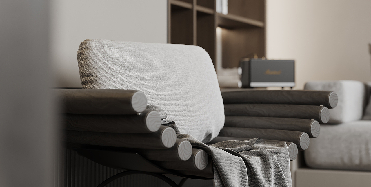 现代风格-一套挑空别墅渲染（图ZMzgyNzcxMjk2） - 建筑设计 - 站酷设计师那片海DONG原创素材 - 站酷ZCOOL