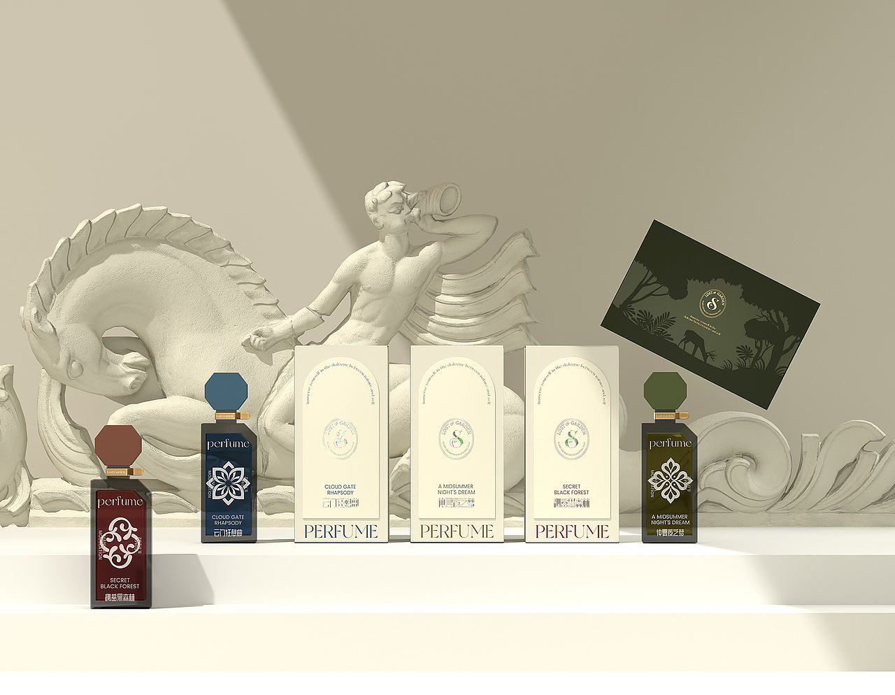 Lost Garden香薰包装设计|捕捉自然的精髓