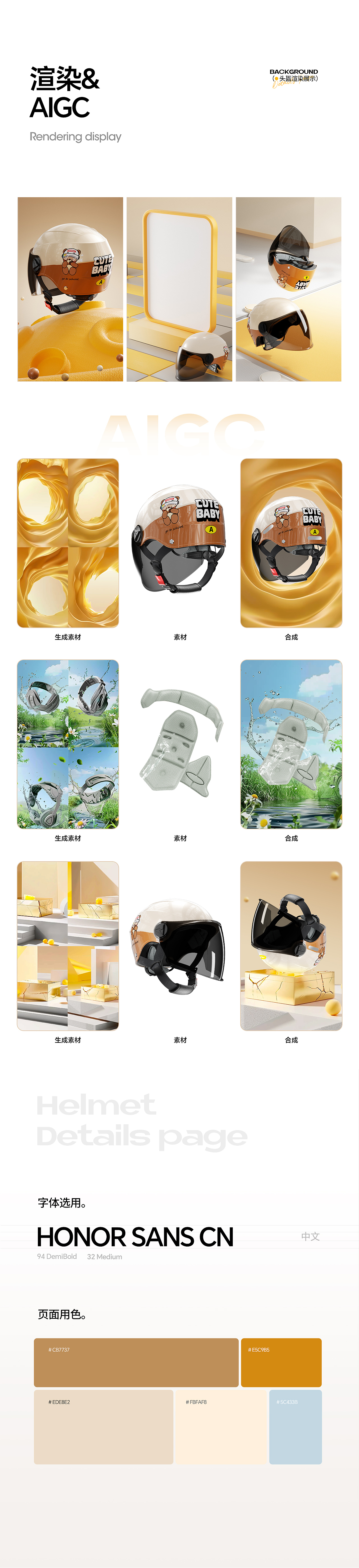 AIGC丨骑行头盔详情页设计*1（图ZMzgyNzgwNjI0） - 电商 - 站酷设计师九小只视觉原创素材 - 站酷ZCOOL