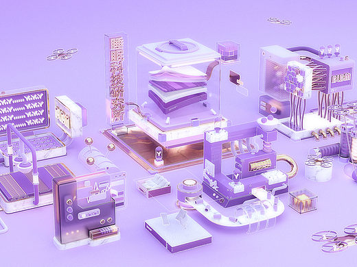 MAX Science and technology scenario（个人主页-ZNTc4NDAxMzI=） - 场景 - 站酷设计师Bergamot原创素材 - 站酷ZCOOL