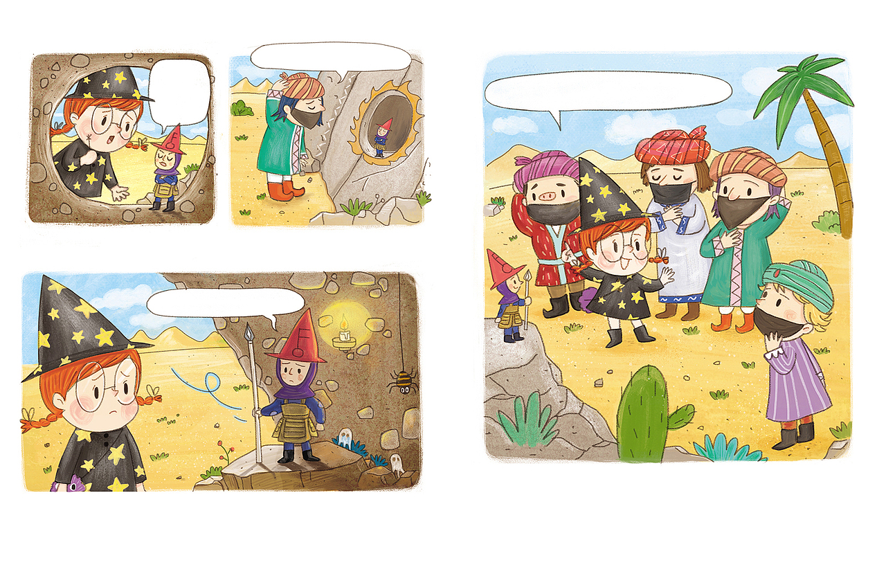 小魔女期刊合集（圖ZMzgyODAzMjk2） - 兒童插畫 - 站酷設(shè)計(jì)師朵萊朵原創(chuàng)素材 - 站酷ZCOOL