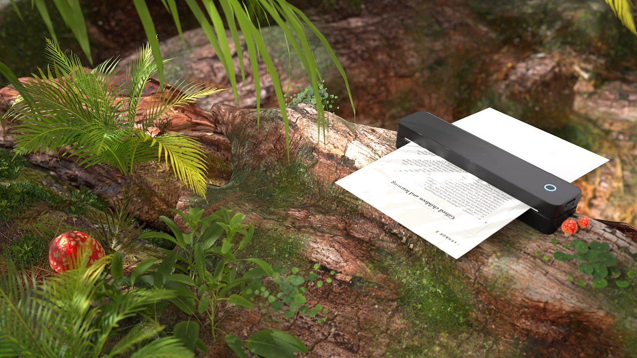 汉印便携式A4打印机