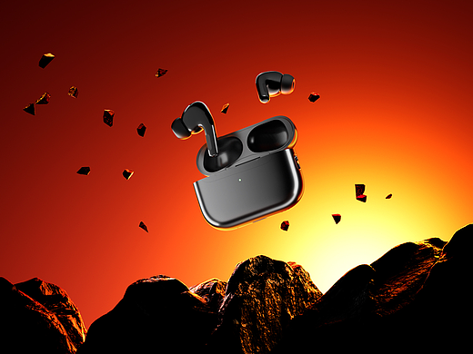 蓝牙耳机渲染练习（个人主页-ZNzEwNjc0MzI=） - 产品 - 站酷设计师祝缘原创素材 - 站酷ZCOOL