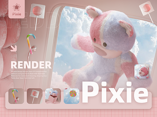 11_PIXIE TEDDY_玩具_IP