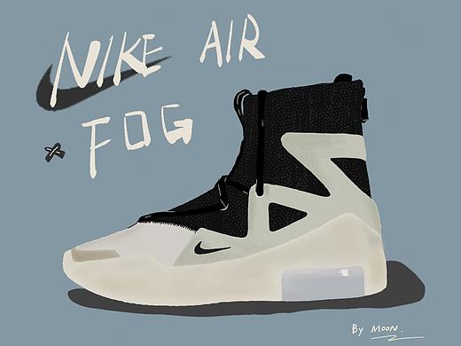 NIKE Air Fear of God 手绘