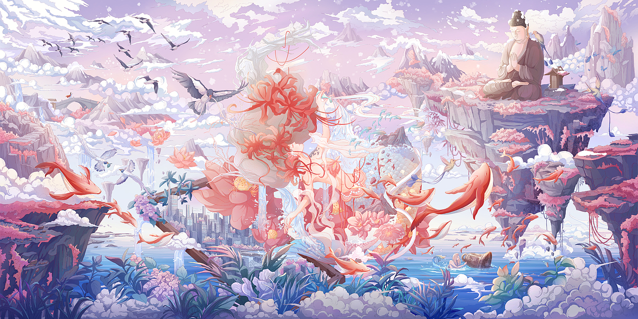 最近的一张摸鱼,没什么特别意义,听关淑怡《地尽头》上头以后的产出“原谅我的生涯天涯疾苦闷,开过天堂幻彩的大门”