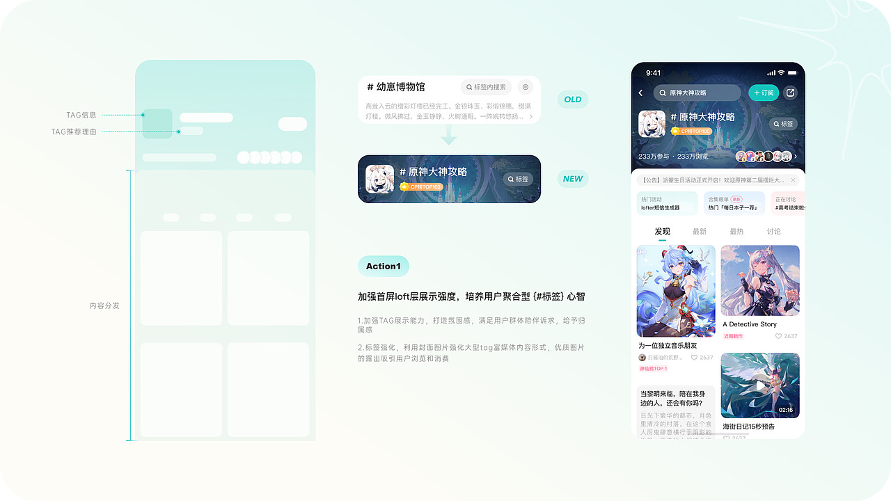 内容生态体验—LOFTER标签页改版复盘(图ZMzgyODMyODUy) - APP界面 - 站酷设计师波点西原创素材 - 站酷ZCOOL