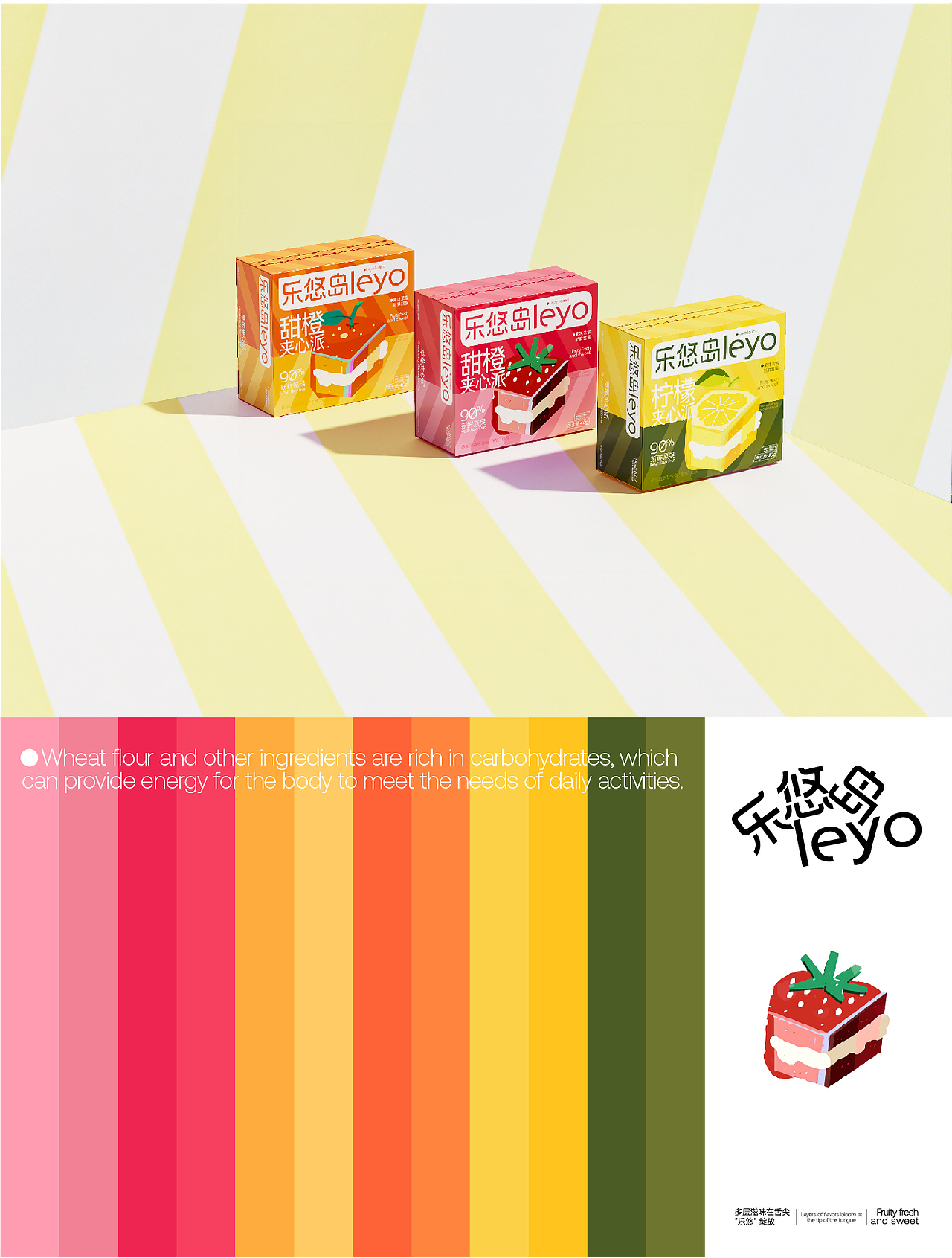 乐悠岛水果派｜乐享每一次味蕾的跃动（图ZMzgyODM2NTg4） - 包装 - 站酷设计师小叶i设计原创素材 - 站酷ZCOOL