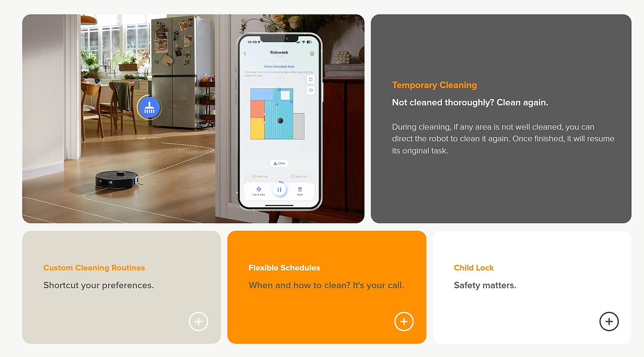 产品平面拍摄案例 | 扫地机(网页应用)