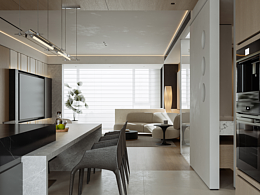 最新渲染【現(xiàn)代客廳】