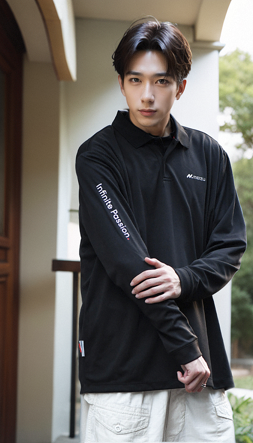 佐案设计 魅族长袖Polo衫（图ZMzgyODU4NzY4） - 休闲/流行服饰 - 站酷设计师afutou原创素材 - 站酷ZCOOL