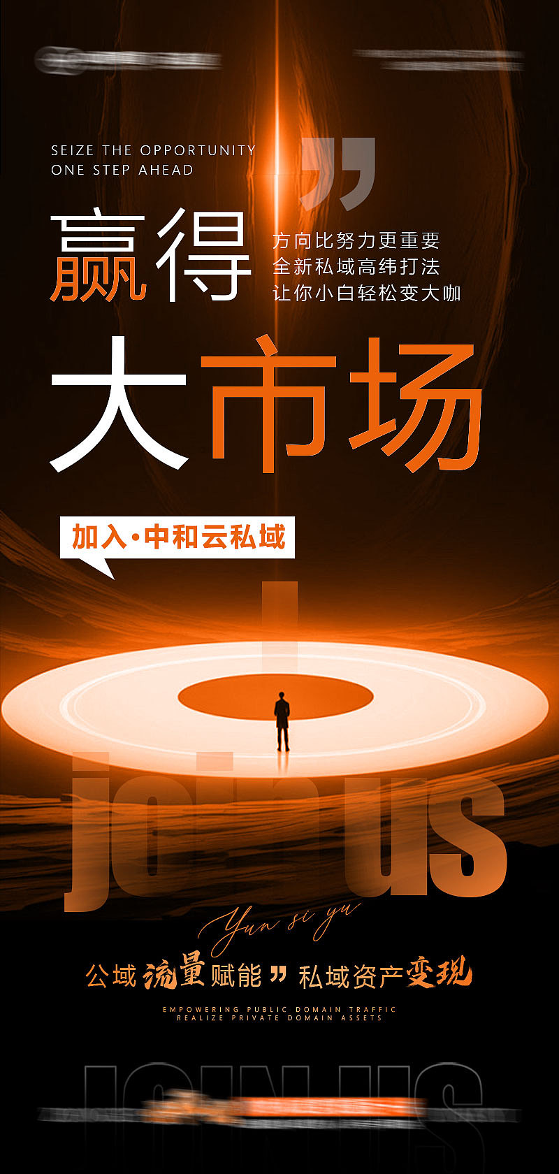 品牌招商海报/私域流量宣传