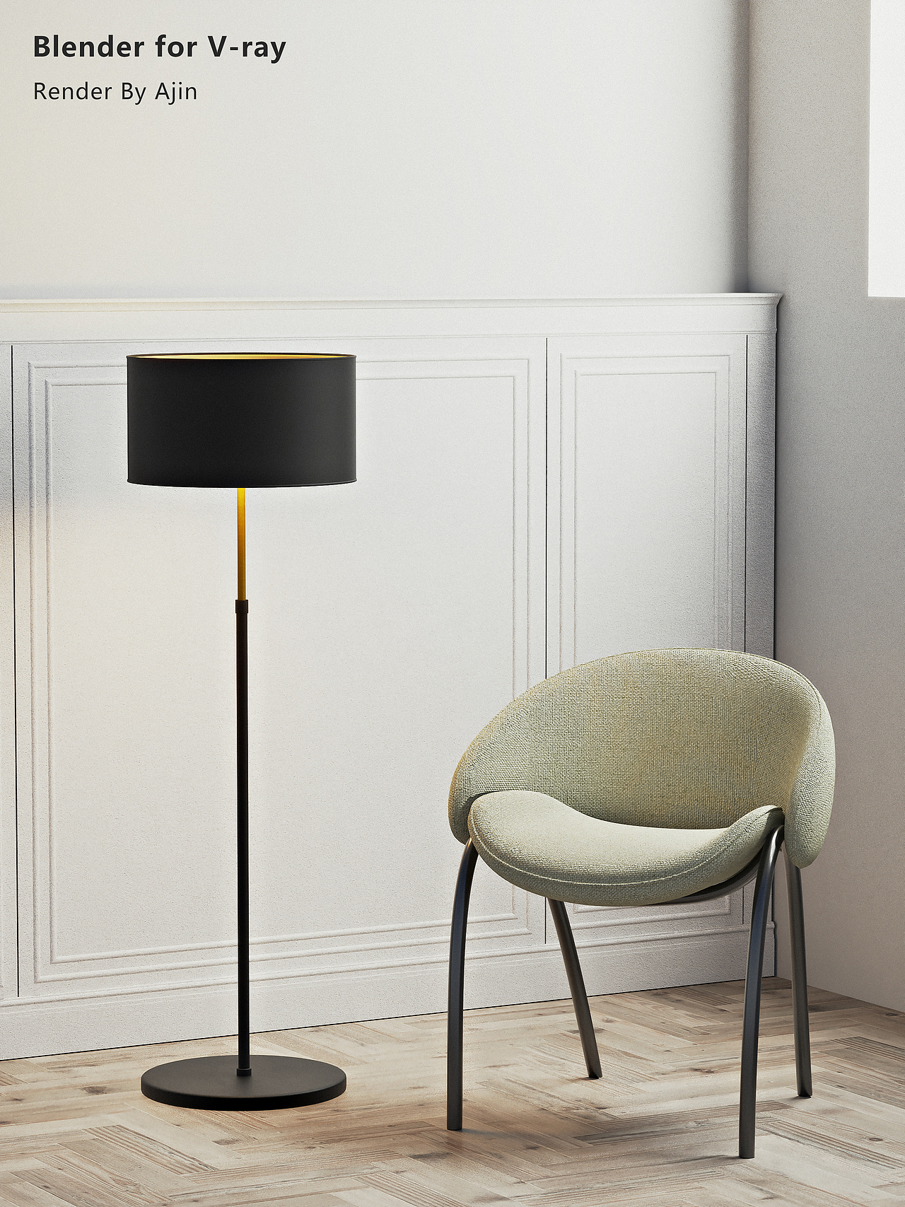 Blender-V-ray室内渲染