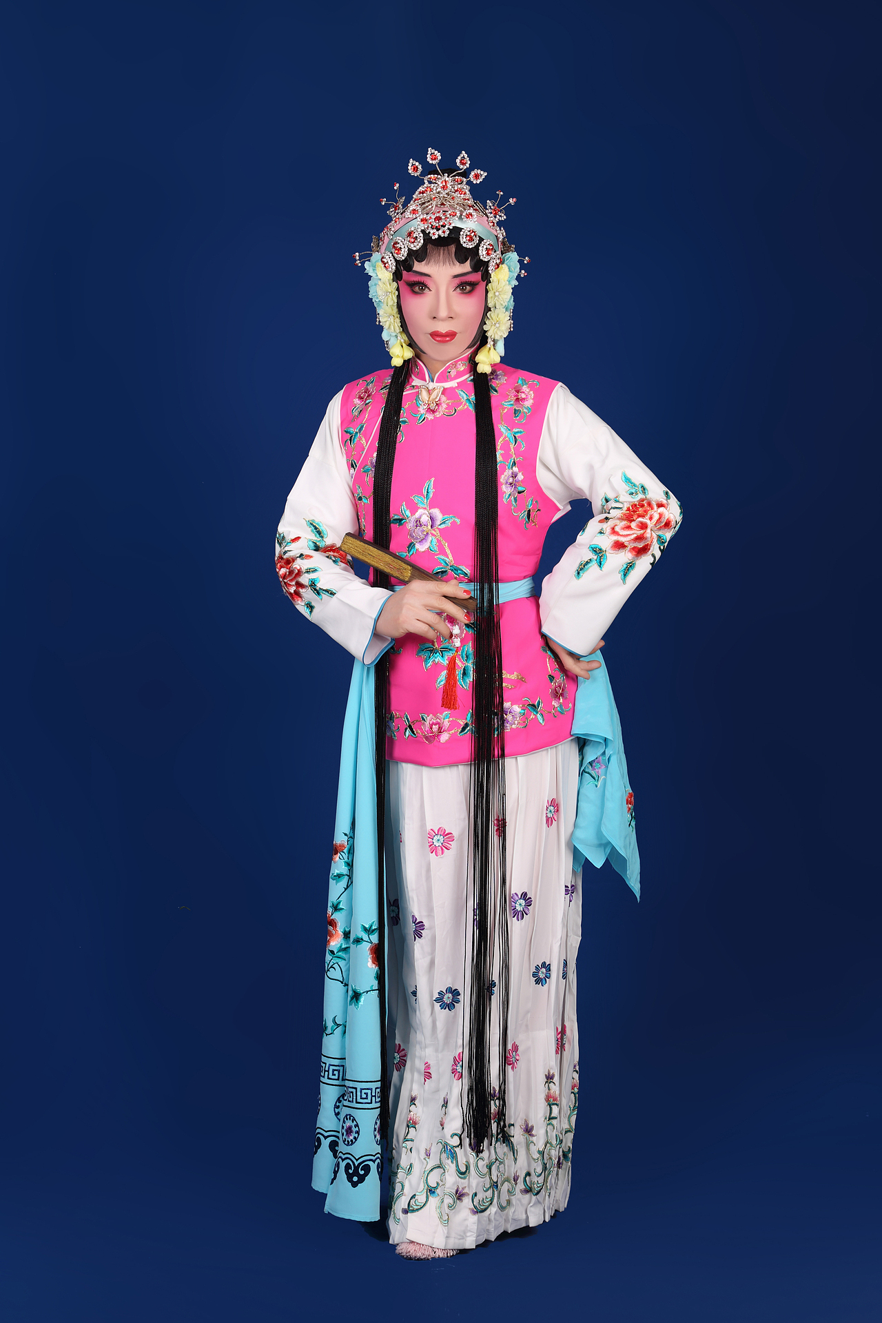 京剧卖水梅英花旦丫鬟我的京剧照戏曲人物 化妆