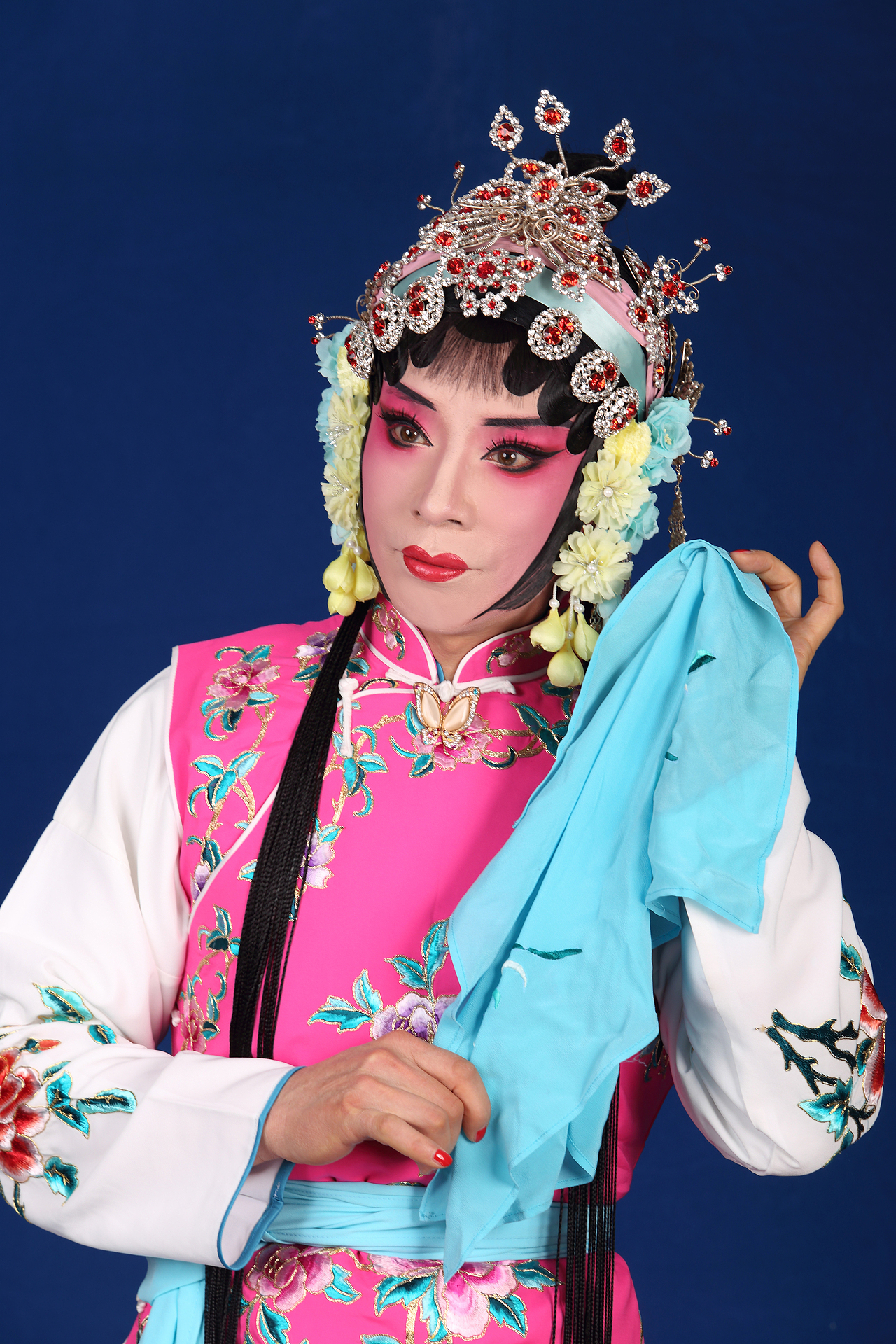 京剧卖水梅英花旦丫鬟我的京剧照戏曲人物 化妆