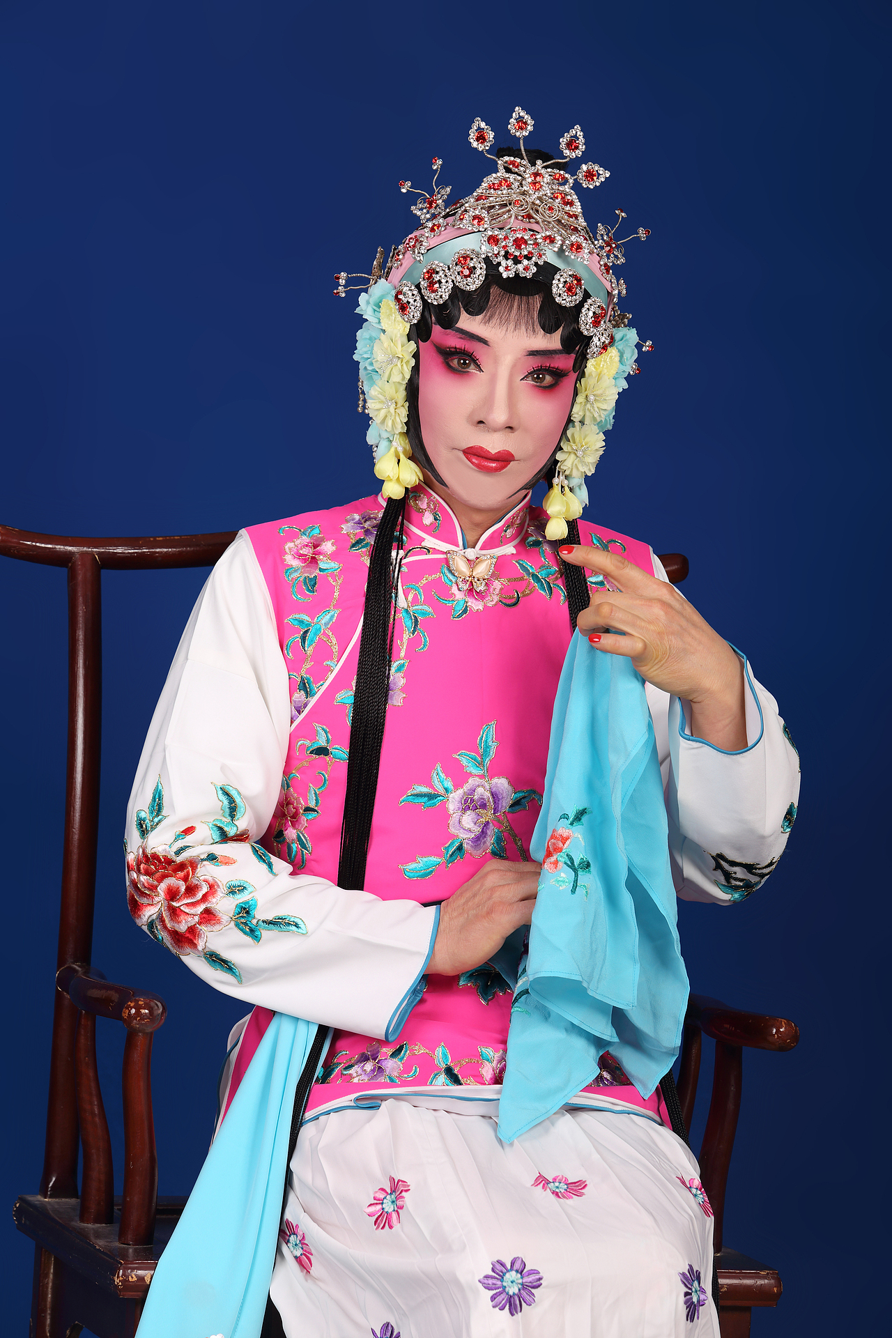 京剧卖水梅英花旦丫鬟我的京剧照戏曲人物 化妆