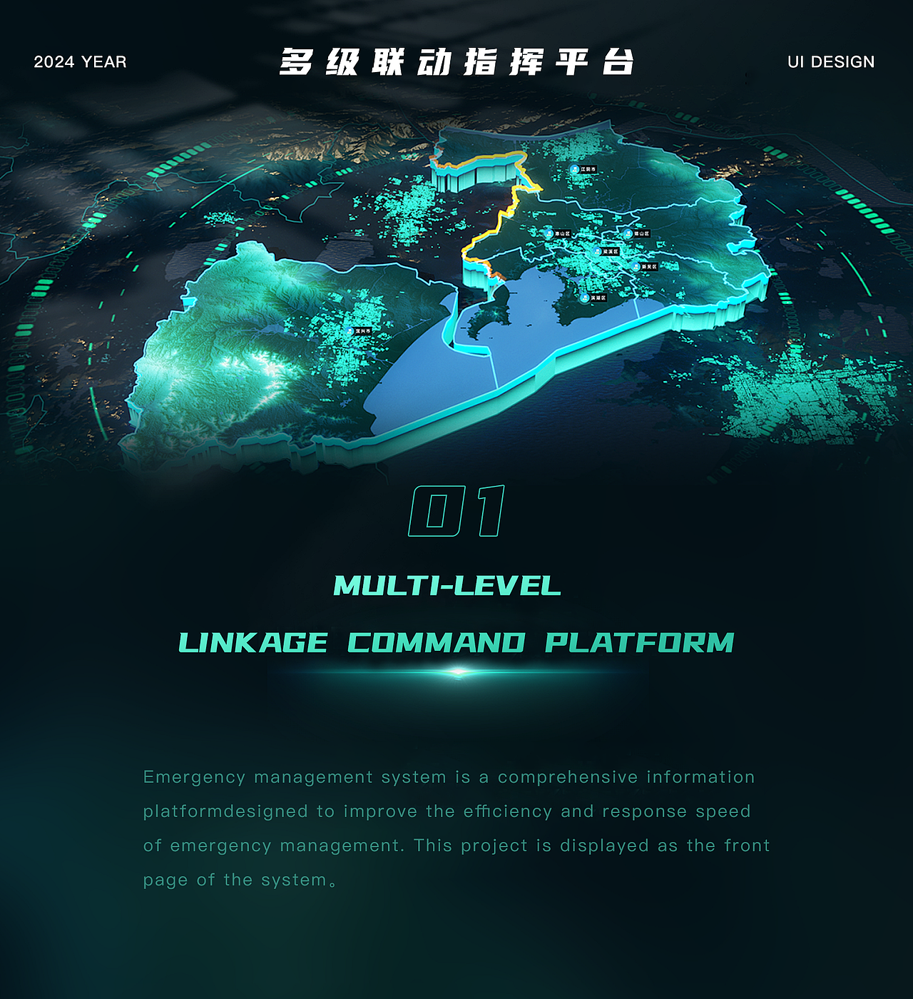 大屏数据展示、多级联动指挥平台-大屏、UI界面（图ZMzgyODc1NzQw） - 软件界面 - 站酷设计师TiAmoLi原创素材 - 站酷ZCOOL