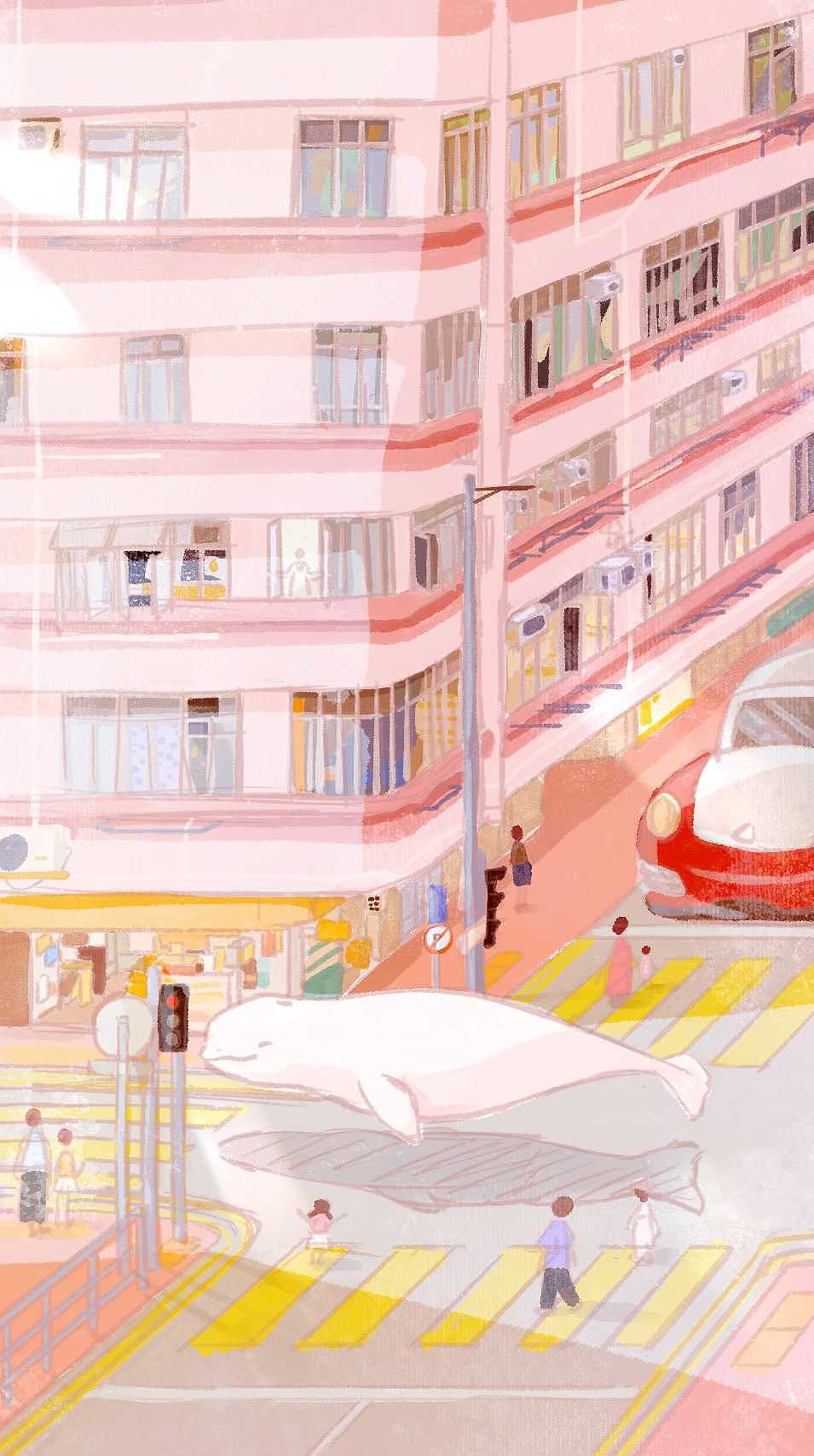 大白鲸之旅（图ZMzgyODgyMTQ4） - 绘本 - 站酷设计师yi张白芷原创素材 - 站酷ZCOOL