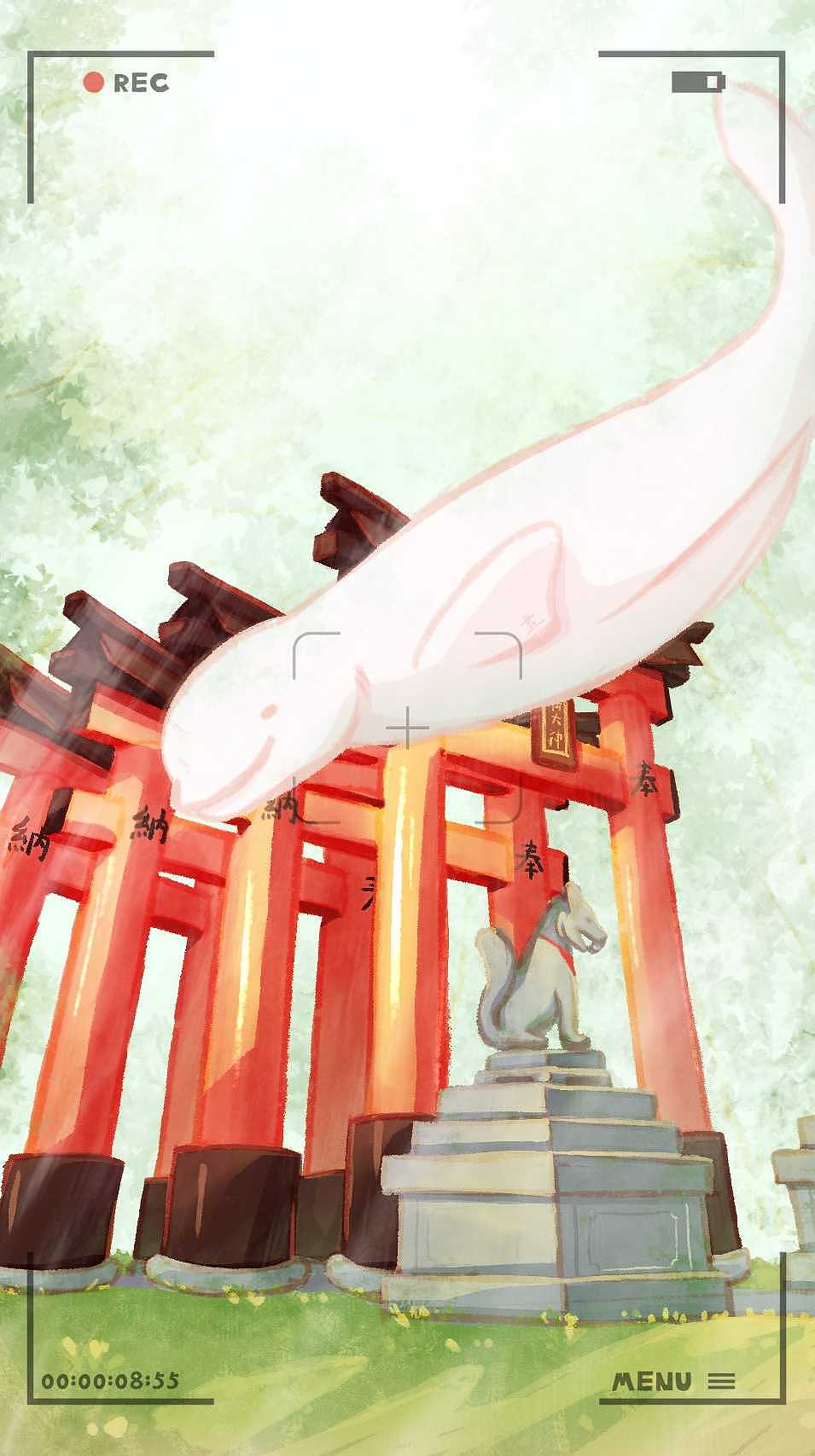 大白鲸之旅（图ZMzgyODgyMTUy） - 绘本 - 站酷设计师yi张白芷原创素材 - 站酷ZCOOL
