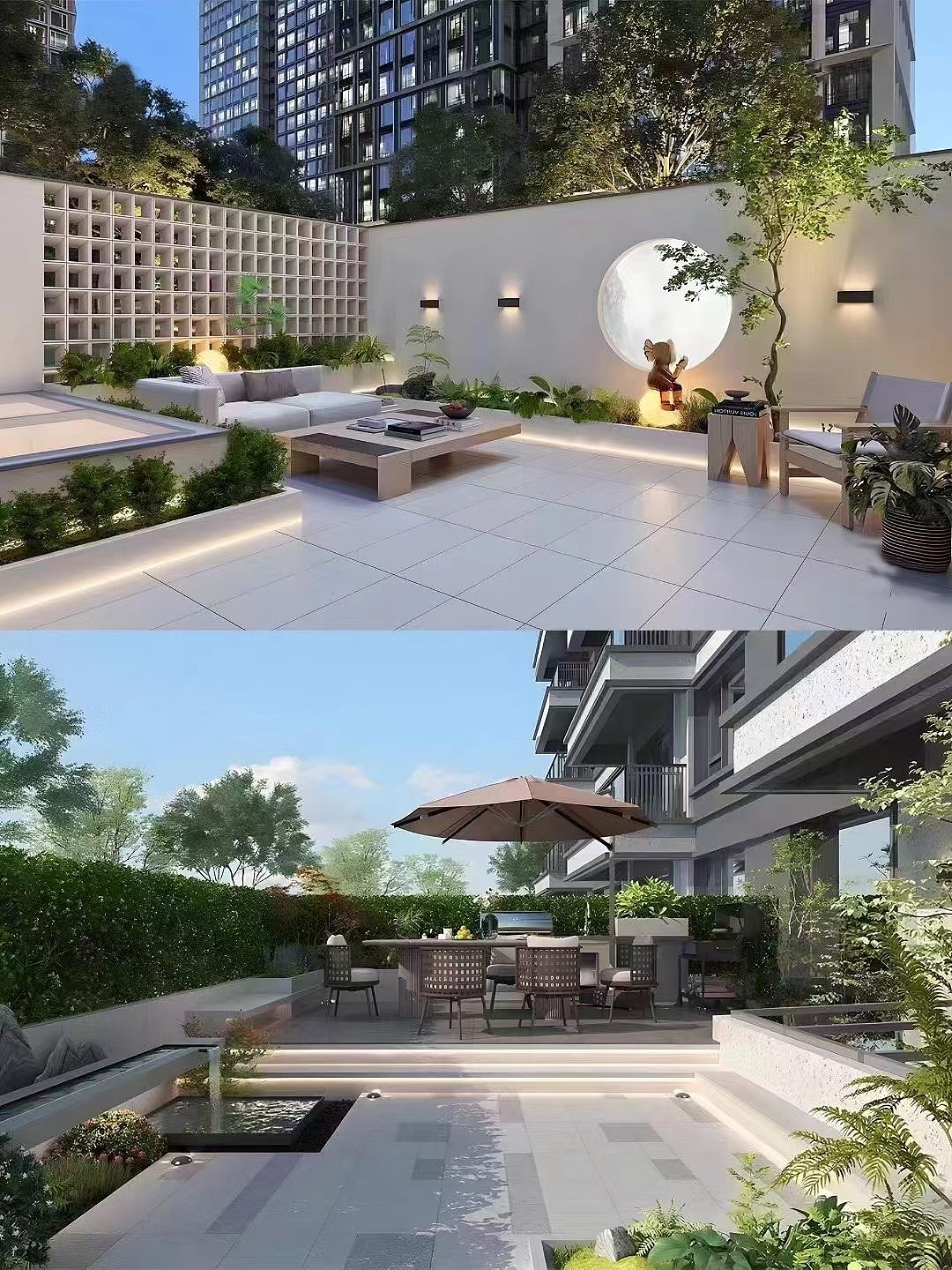 新中式庭院，美到骨子里！这才是属于中国人的院子！（图ZMzgyODkxMzQw） - 景观设计 - 站酷设计师楚湘爱设计原创素材 - 站酷ZCOOL