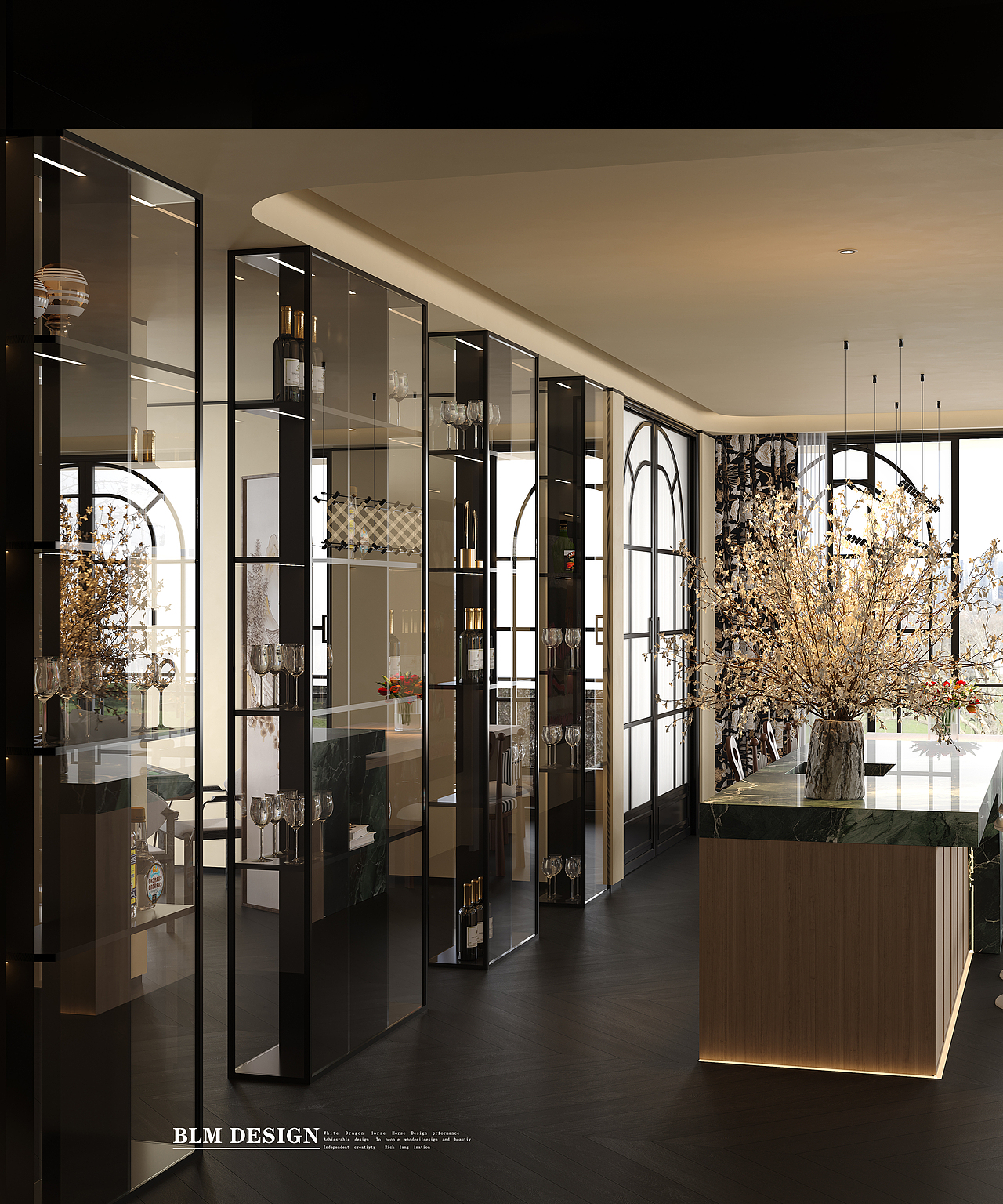 包豪斯风-白龙马效果图