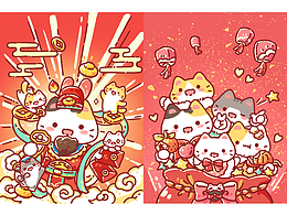 猫猫小分队新年，全家福