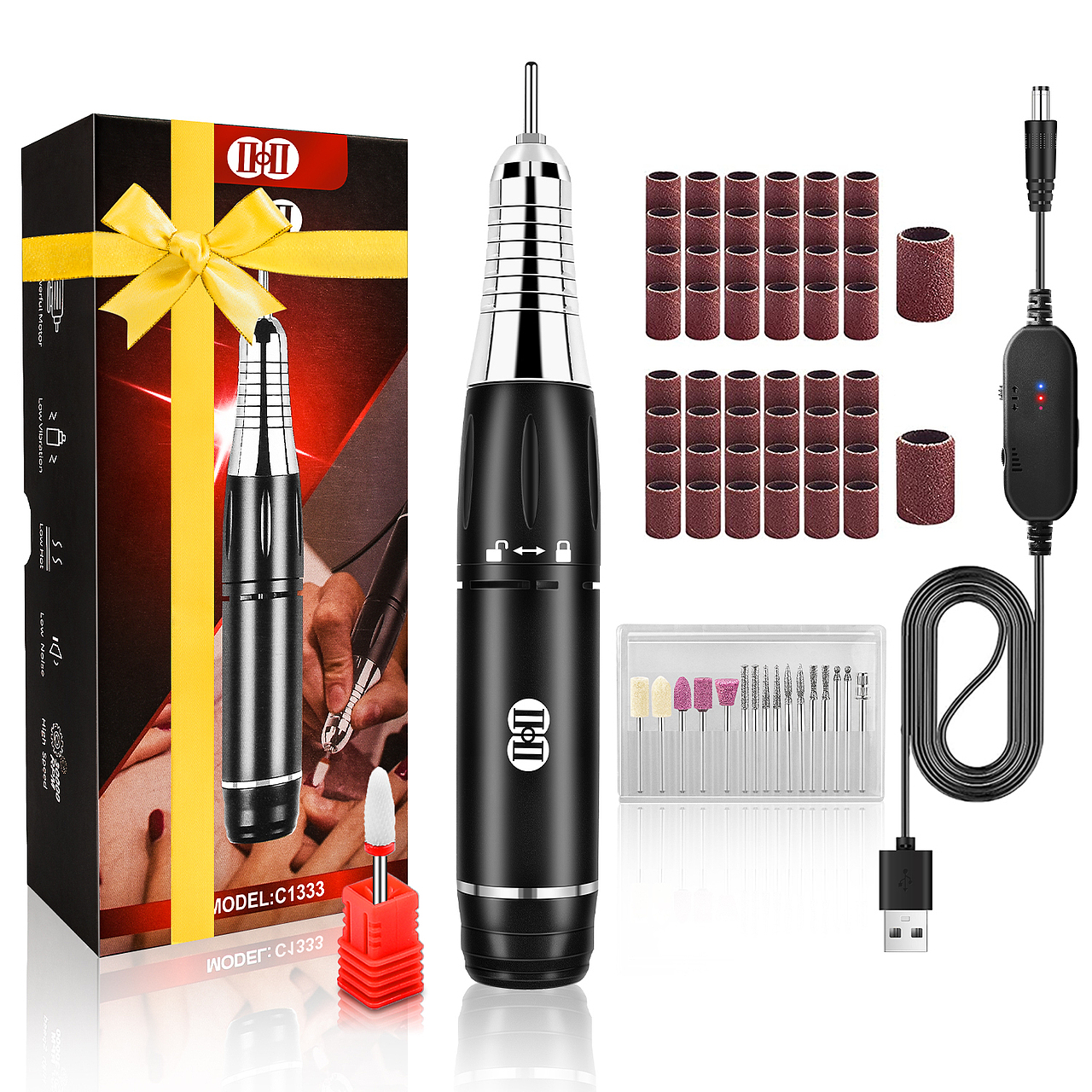 主附图A+:黑色磨甲器