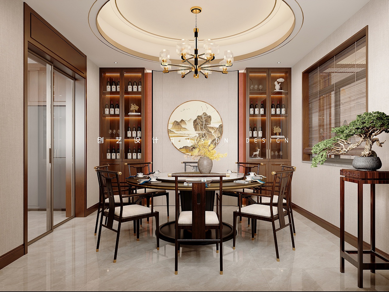 新中式自建房设计（图ZMzgyODk4Njc2） - 家装设计 - 站酷设计师创艺设计003原创素材 - 站酷ZCOOL