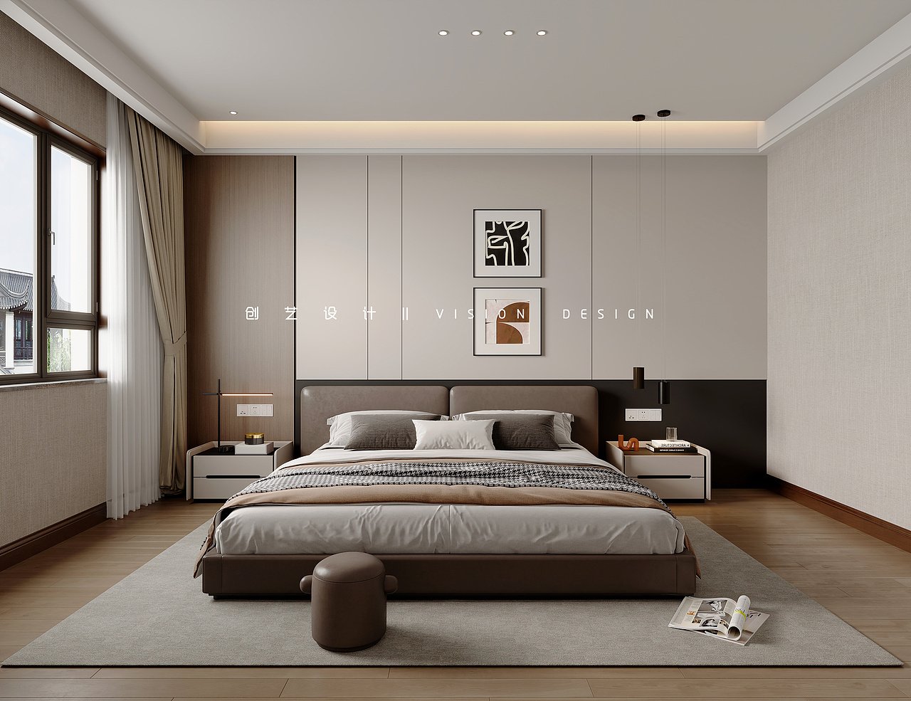 新中式自建房设计（图ZMzgyODk4Njg0） - 家装设计 - 站酷设计师创艺设计003原创素材 - 站酷ZCOOL